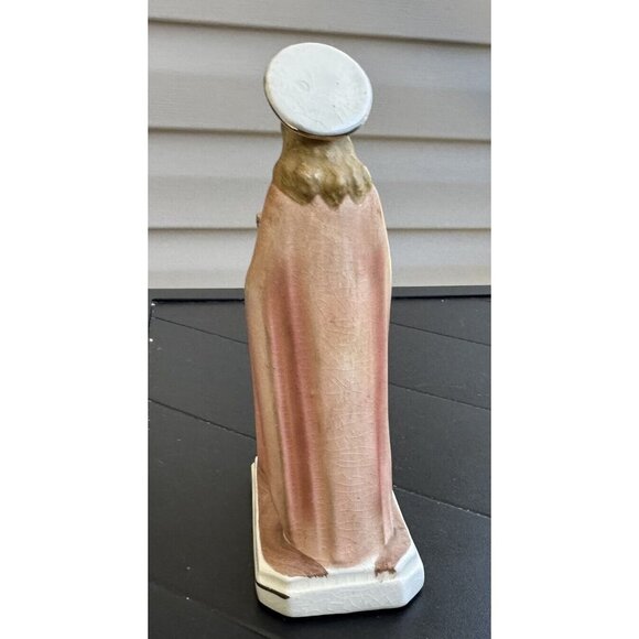 VINTAGE 1950'S SANMYRO JESUS LITTLE GIRL FIRST HOLY COMMUNION FIGURINE 5" TALL - Picture 4 of 7